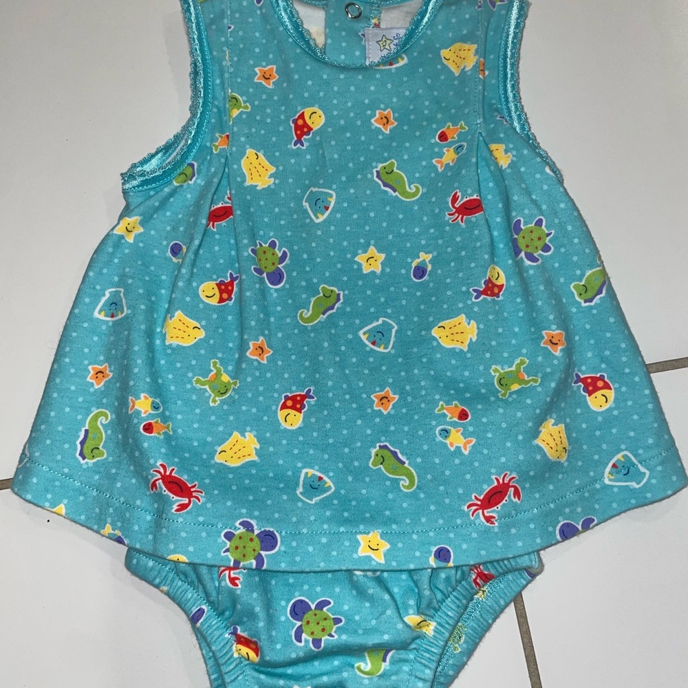 Colorful‎ Sea Life Kids Bodysuit